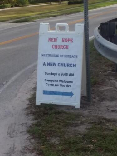 sign for new hope